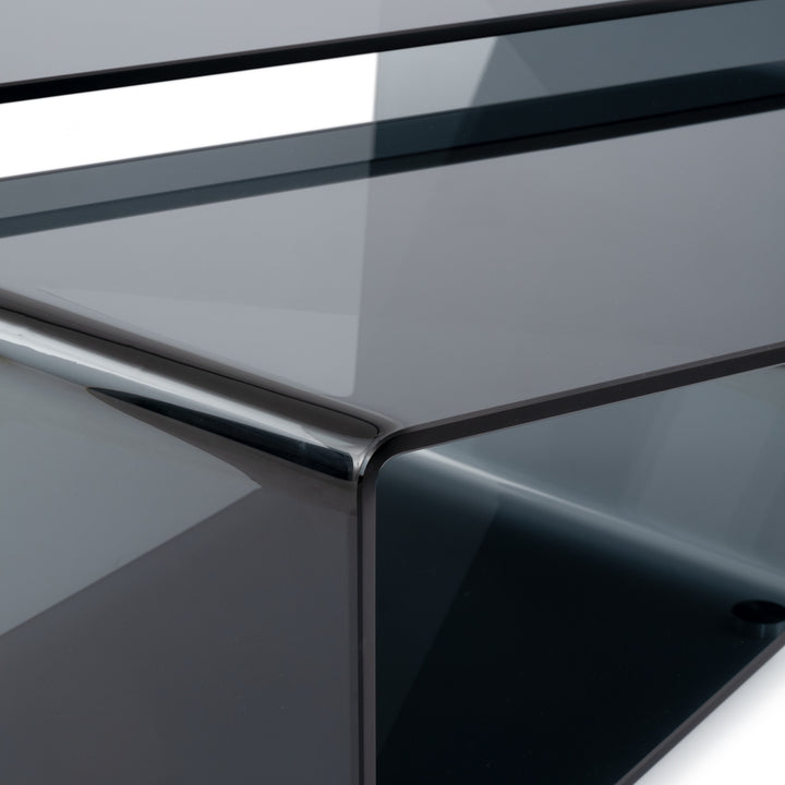 Waina Glass Coffee Table Black