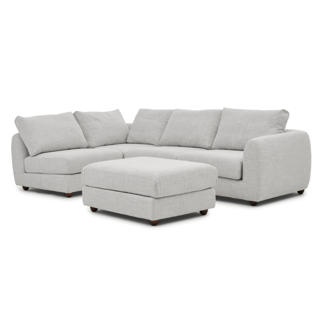 Nadal Fabric Modular Set Light Grey