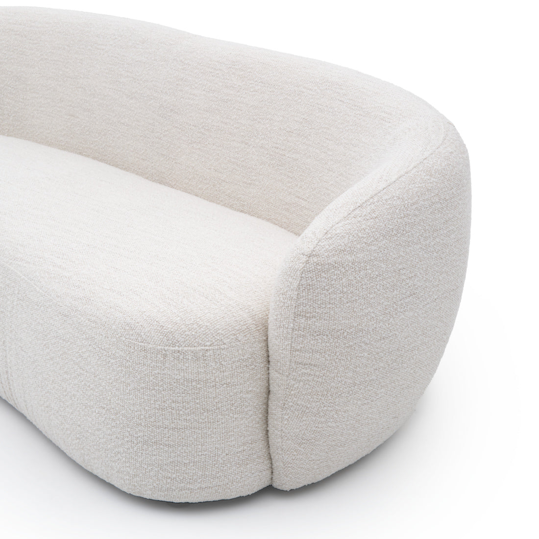 Sorena Fabric Loveseat Off White