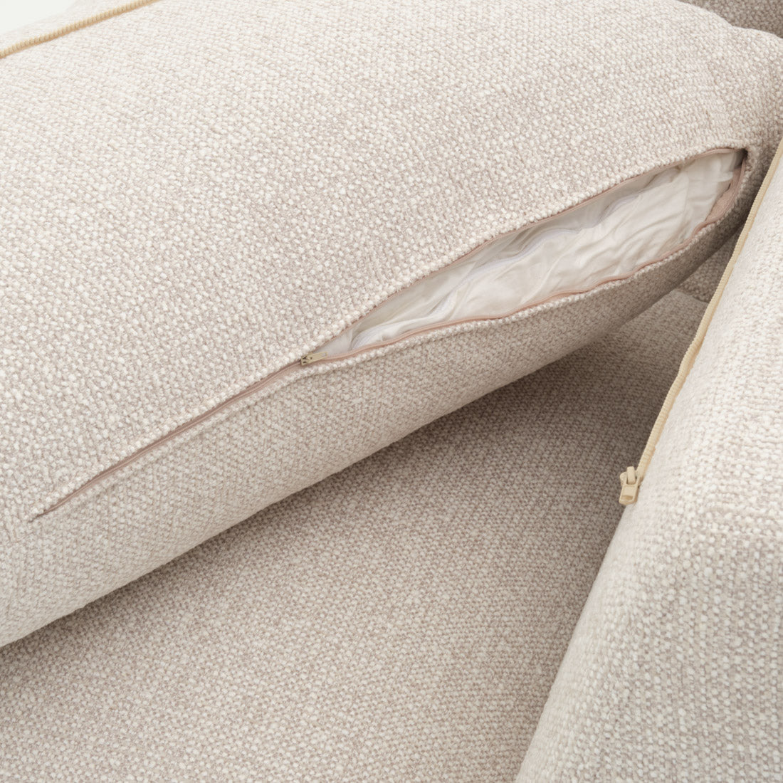 Elizabeth Armless Sofa Beige