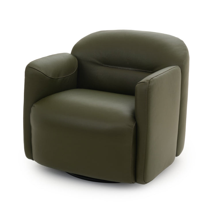 Wenona Swivel Accent Chair Dark Green