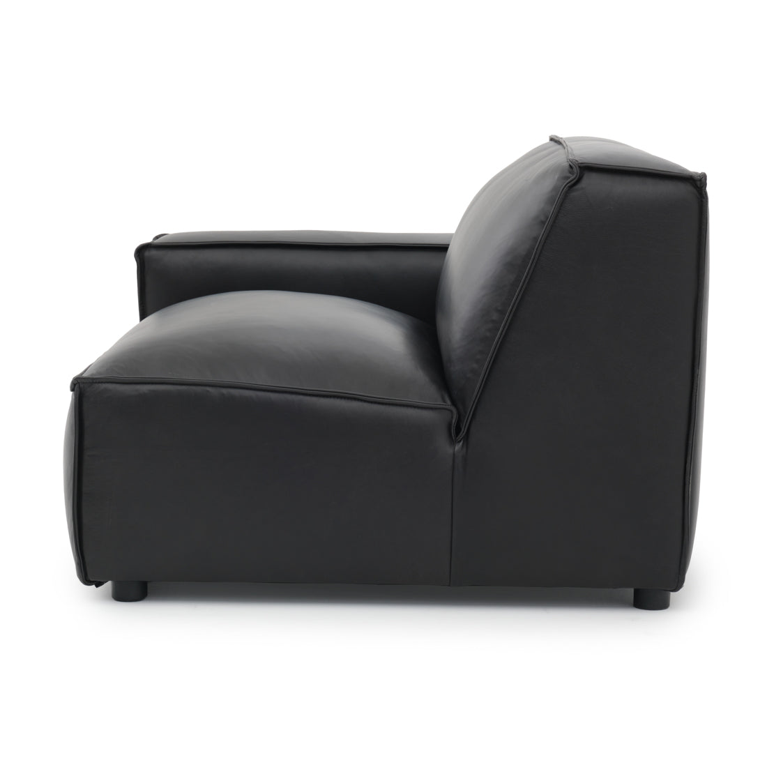 Nook Modular Left Chair Black