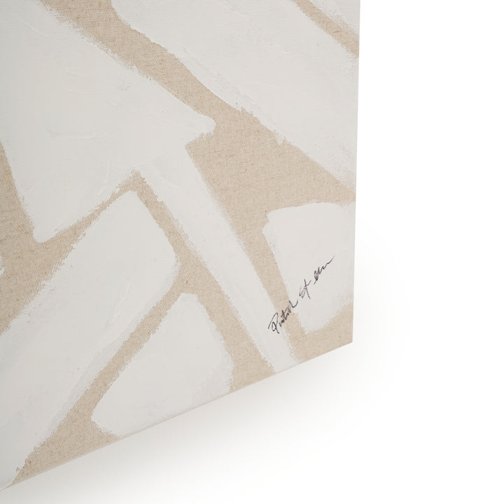 Nabalz Painting on Canvas Off White
