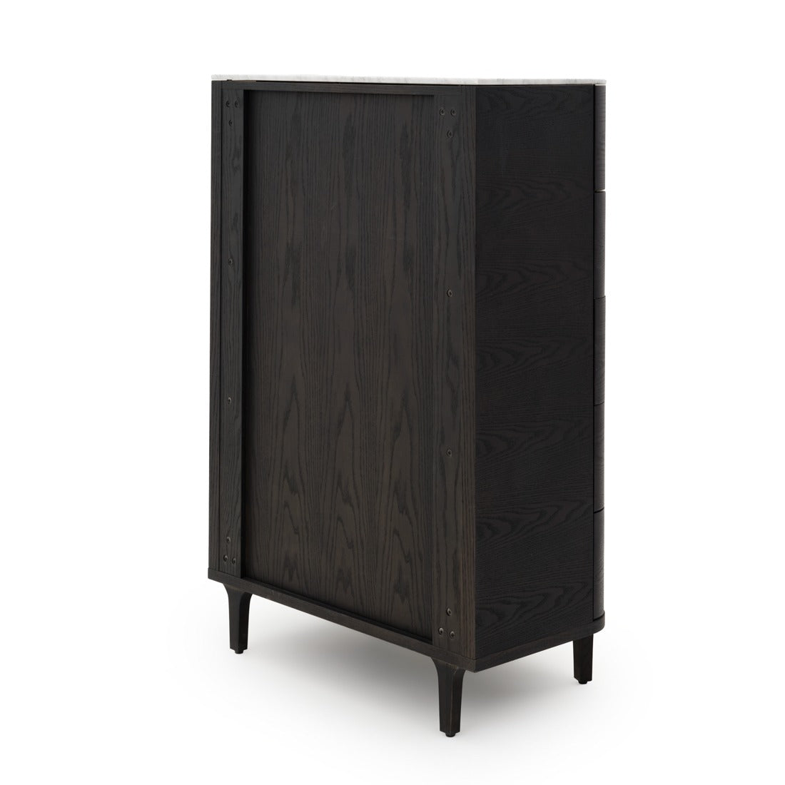 Widisha 5-Drawer Chest Dark Brown