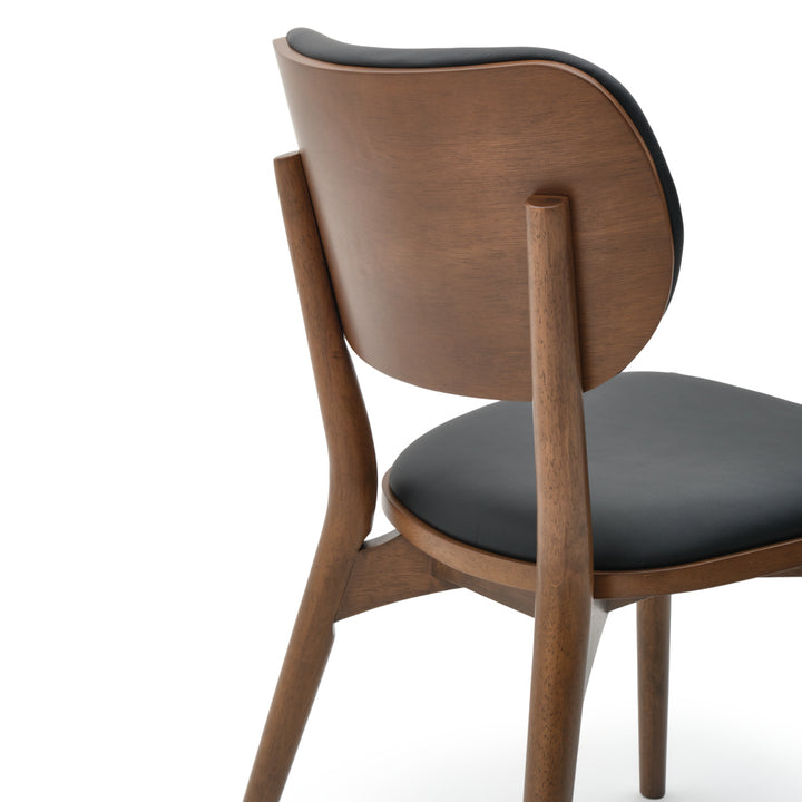 Elinor Leather Chair Dark Brown