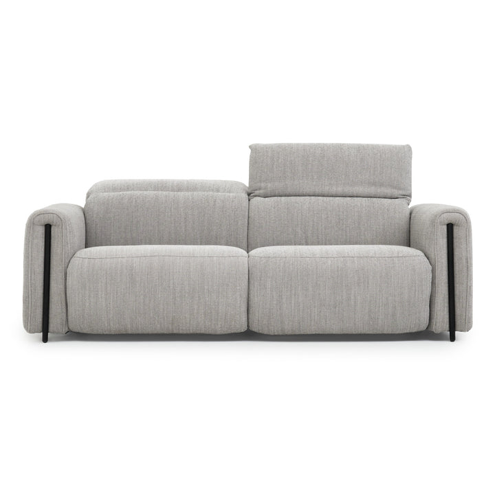Wilnoir Fabric Reclining Sofa Light Grey