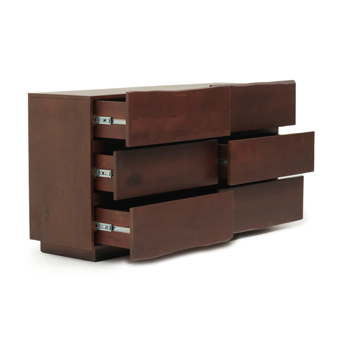 Noemi 6-Drawer Dresser Dark Brown