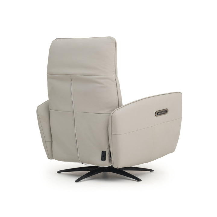 Naruto Reclining Accent Chair Light Grey