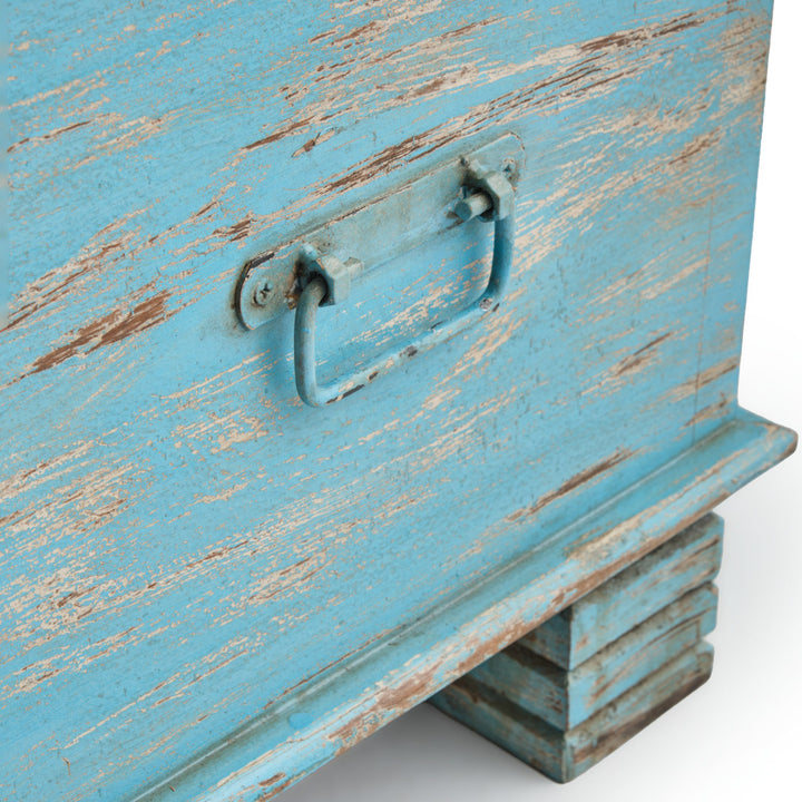 Navya Wood Accent Table Multicolour