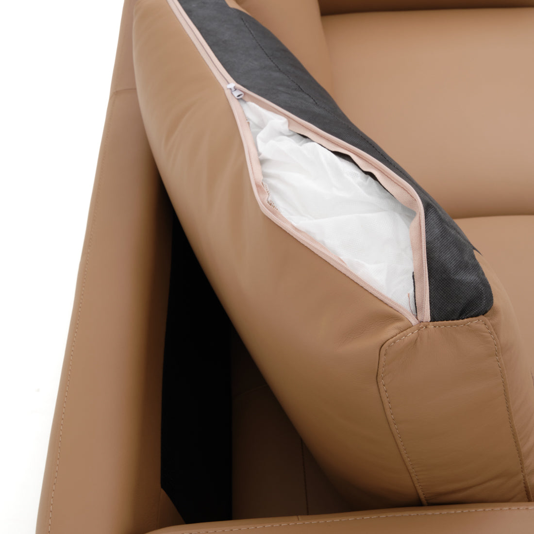 Everly Leather Loveseat Cognac