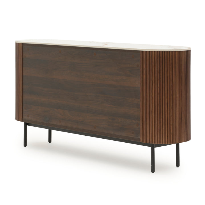 Esmeralda Wood Sideboard Dark Brown
