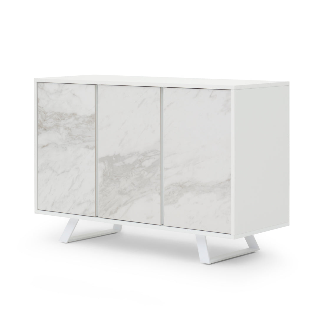 Wimzy Wood Sideboard White