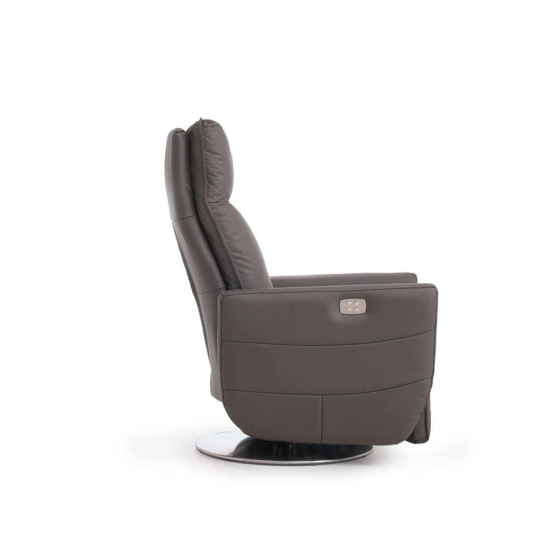 Waven Reclining Accent Chair Dark Grey