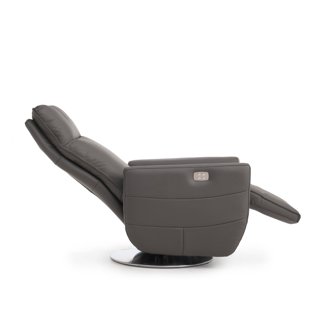 Waven Reclining Accent Chair Dark Grey