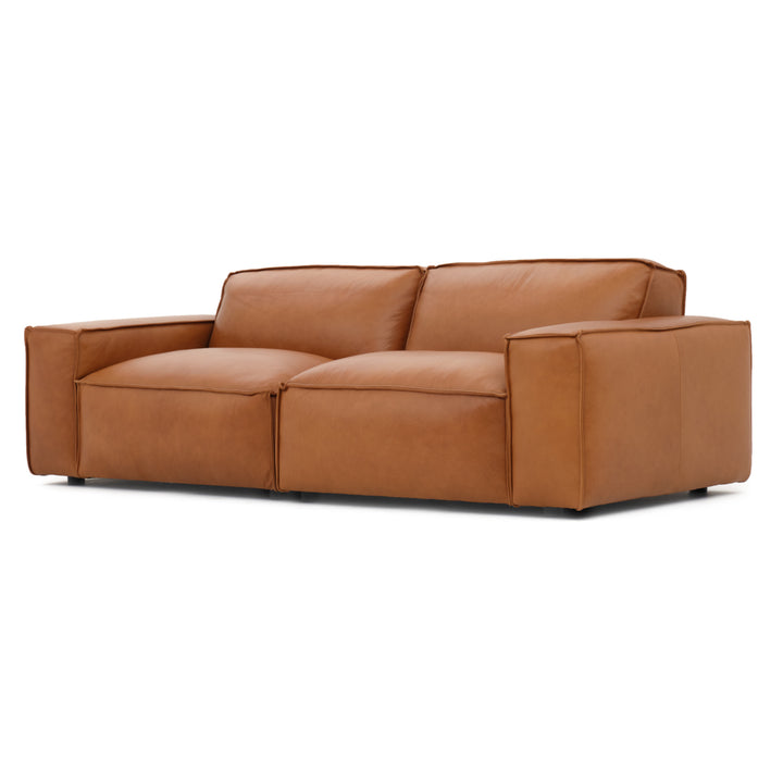 Nook Leather Modular Sofa Cognac