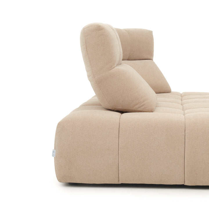 Nerida Fabric Sectional Sofa Beige