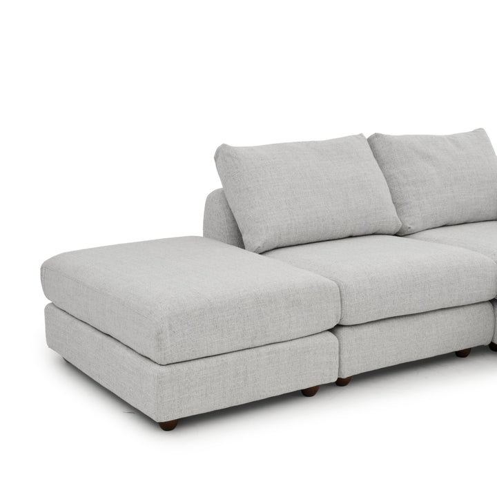 Nadal Fabric Modular Set Light Grey