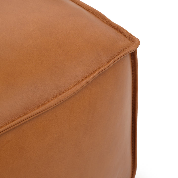 Nook Modular Ottoman Cognac