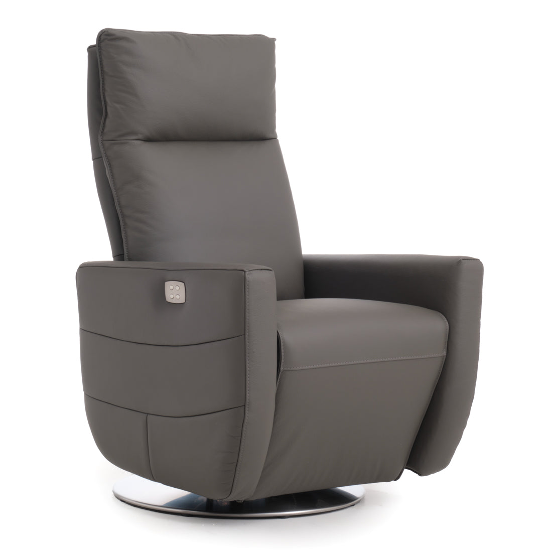 Waven Reclining Accent Chair Dark Grey