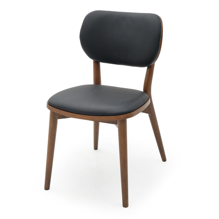 Elinor Leather Chair Dark Brown