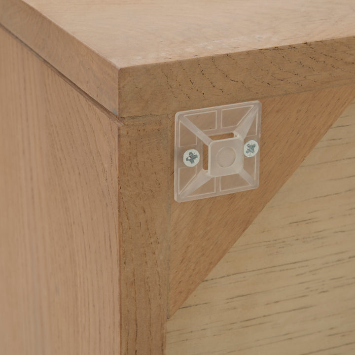Noemi 6-Drawer Dresser Light Brown