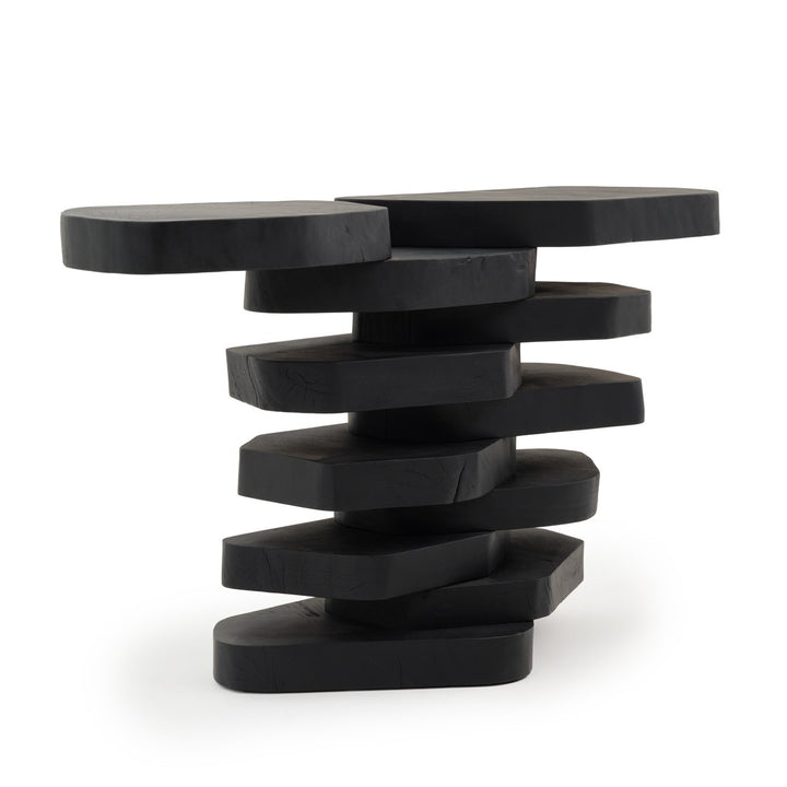 Wever Wood Console Table Black