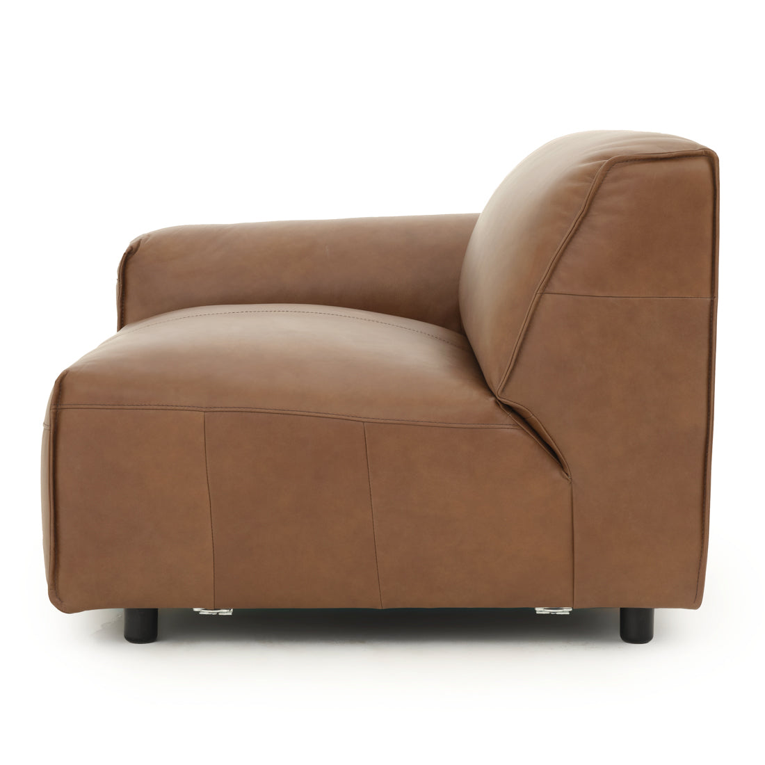 Nessa Modular Left Chair Dark Brown
