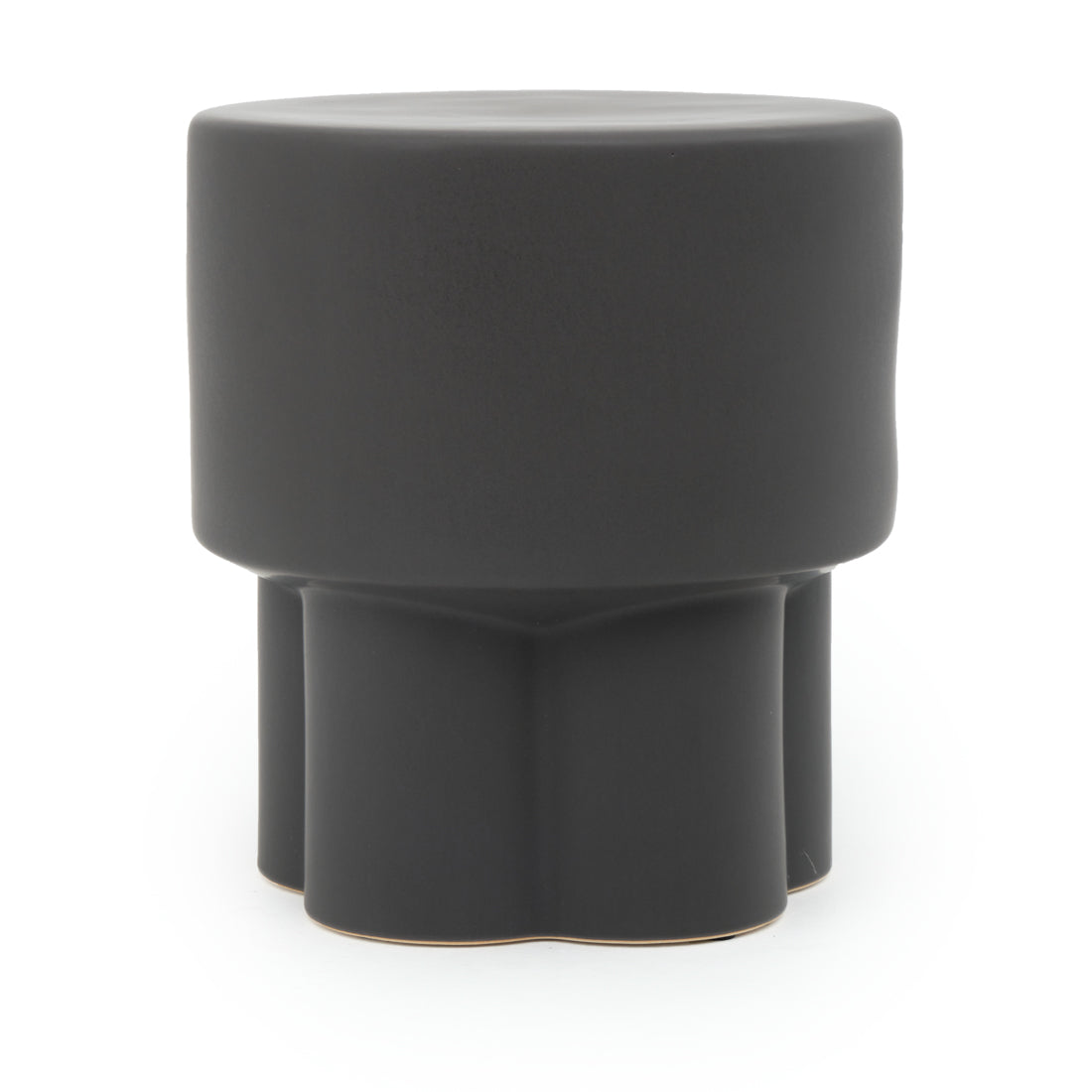 Eflower Accent Stool Dark Grey
