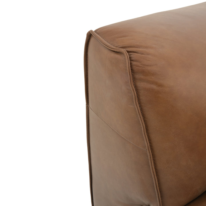 Nessa Leather Modular Set Dark Brown