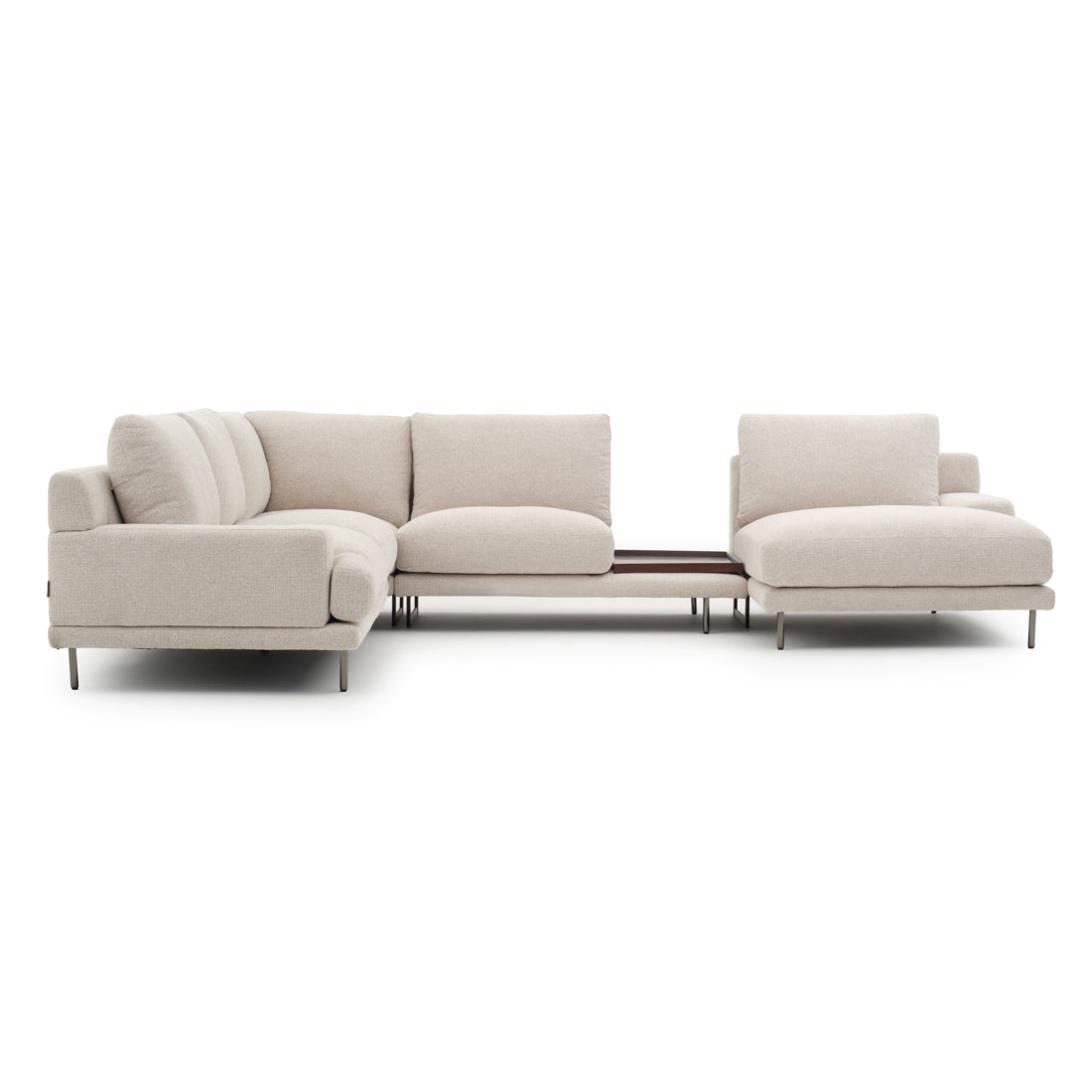 Elizabeth Fabric Modular Set Beige