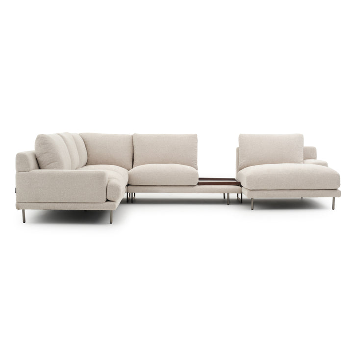 Elizabeth Fabric Modular Set Beige