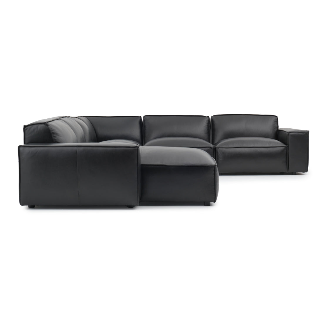 Nook Leather Modular Set Black