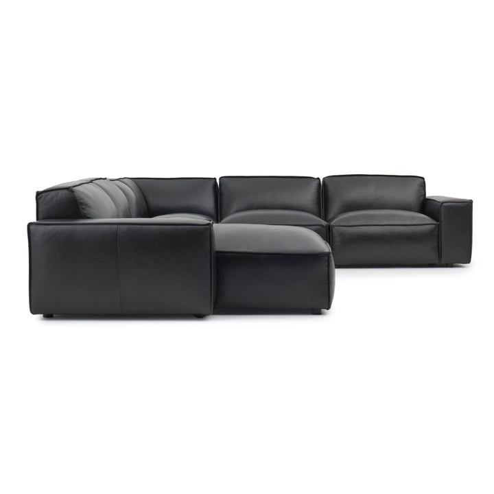 Nook Leather Modular Set Black