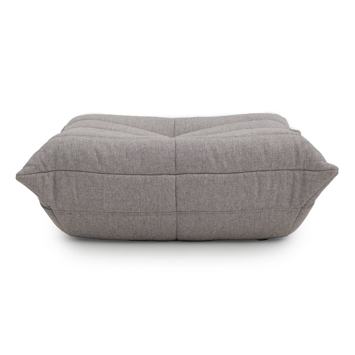 Ean Fabric Ottoman Light Grey