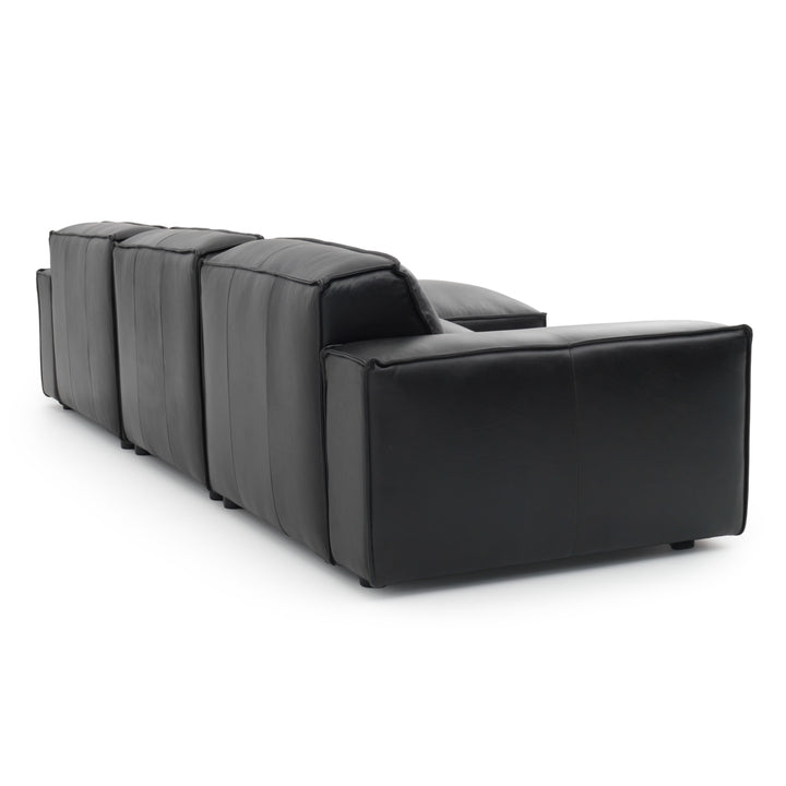 Nook Leather Modular Set Black