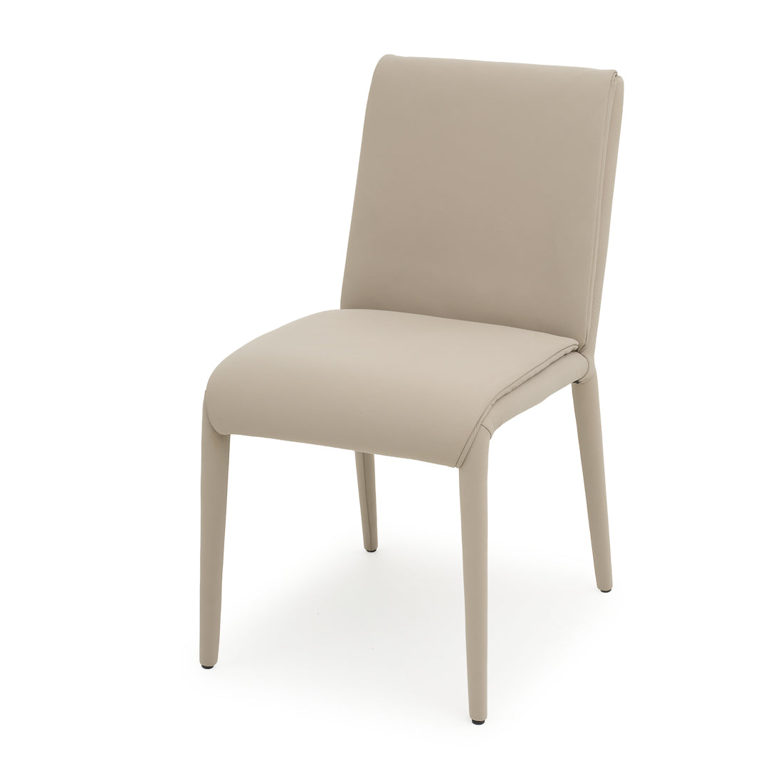 Nanji Leather Chair Light Grey
