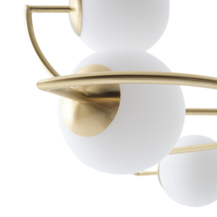 Wover Pendant Lamp Gold
