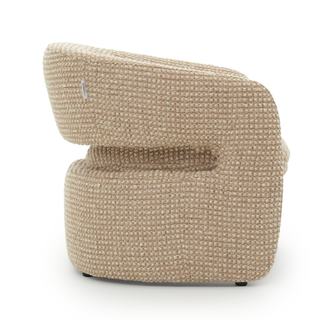 Willicia Fabric Accent Chair Beige