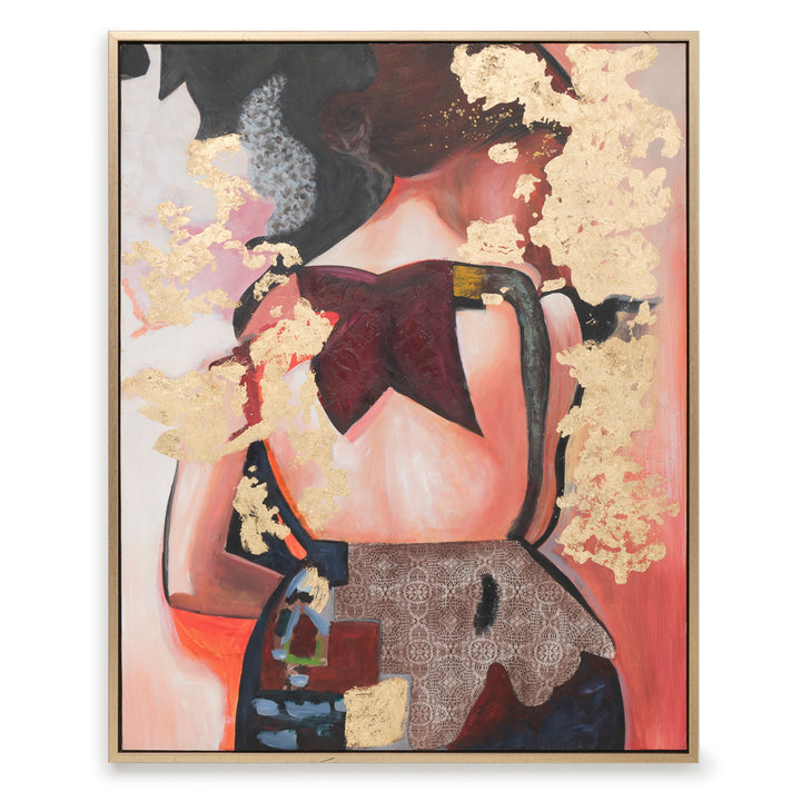 Warmella Painting on Canvas Red