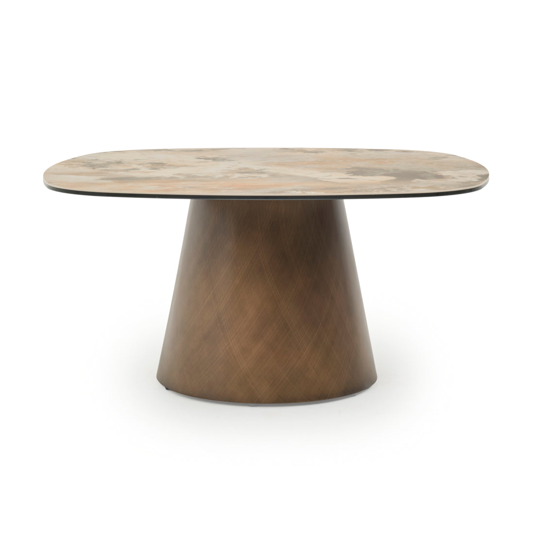Enordi Ceramic Coffee Table Light Brown