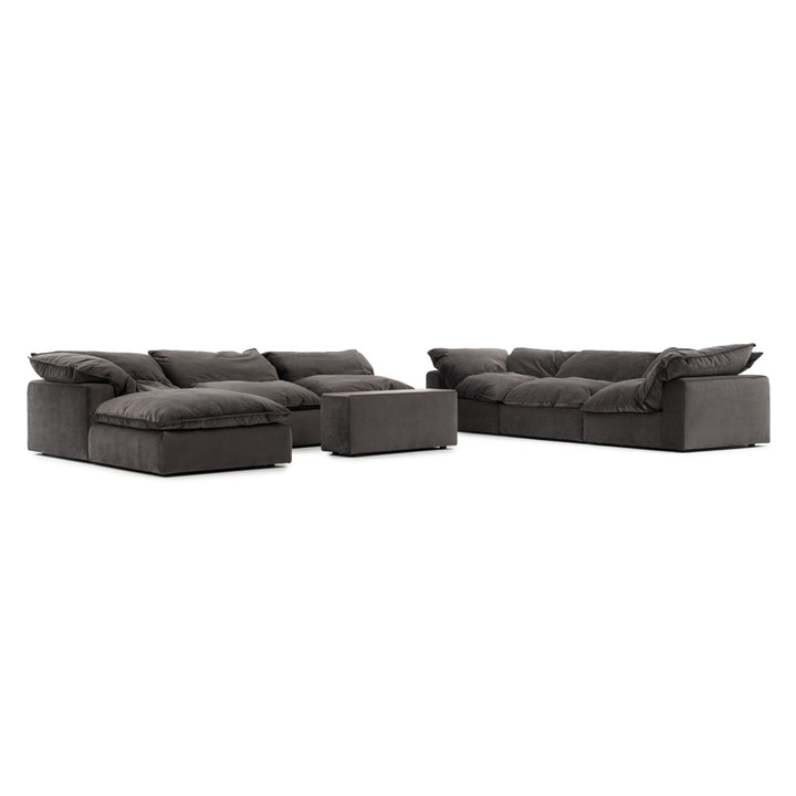 Nuage Fabric Modular Set Dark Grey