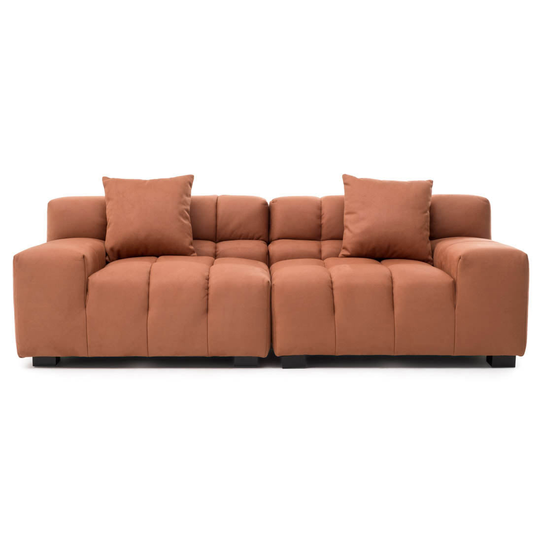Norika Fabric Modular Sofa Orange