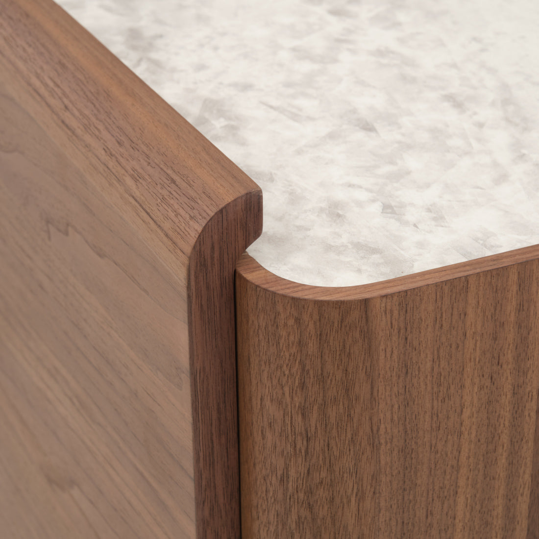 Evana Wood Sideboard Dark Brown