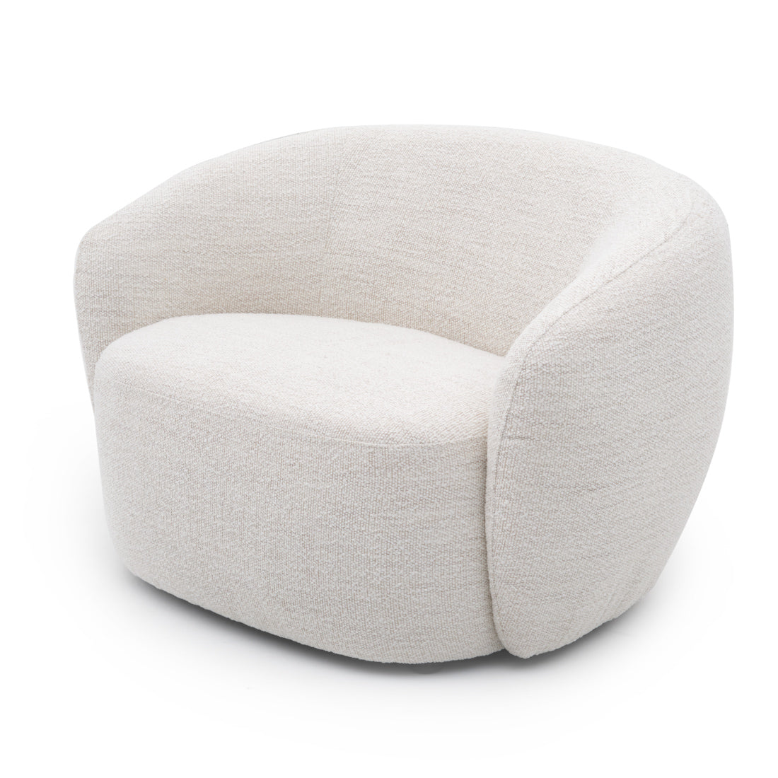 Sorena Fabric Accent Chair Off White