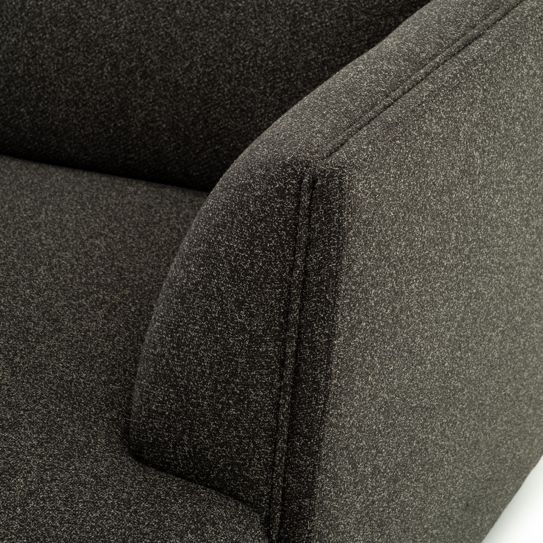 Nathan Modular Right Chaise Dark Grey