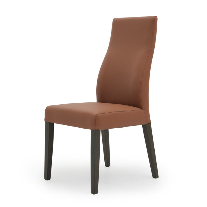 Jennifer Leather Chair Cognac