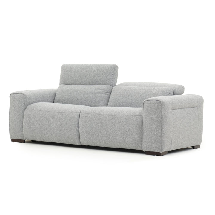 Niguel Fabric Reclining Sofa Light Grey