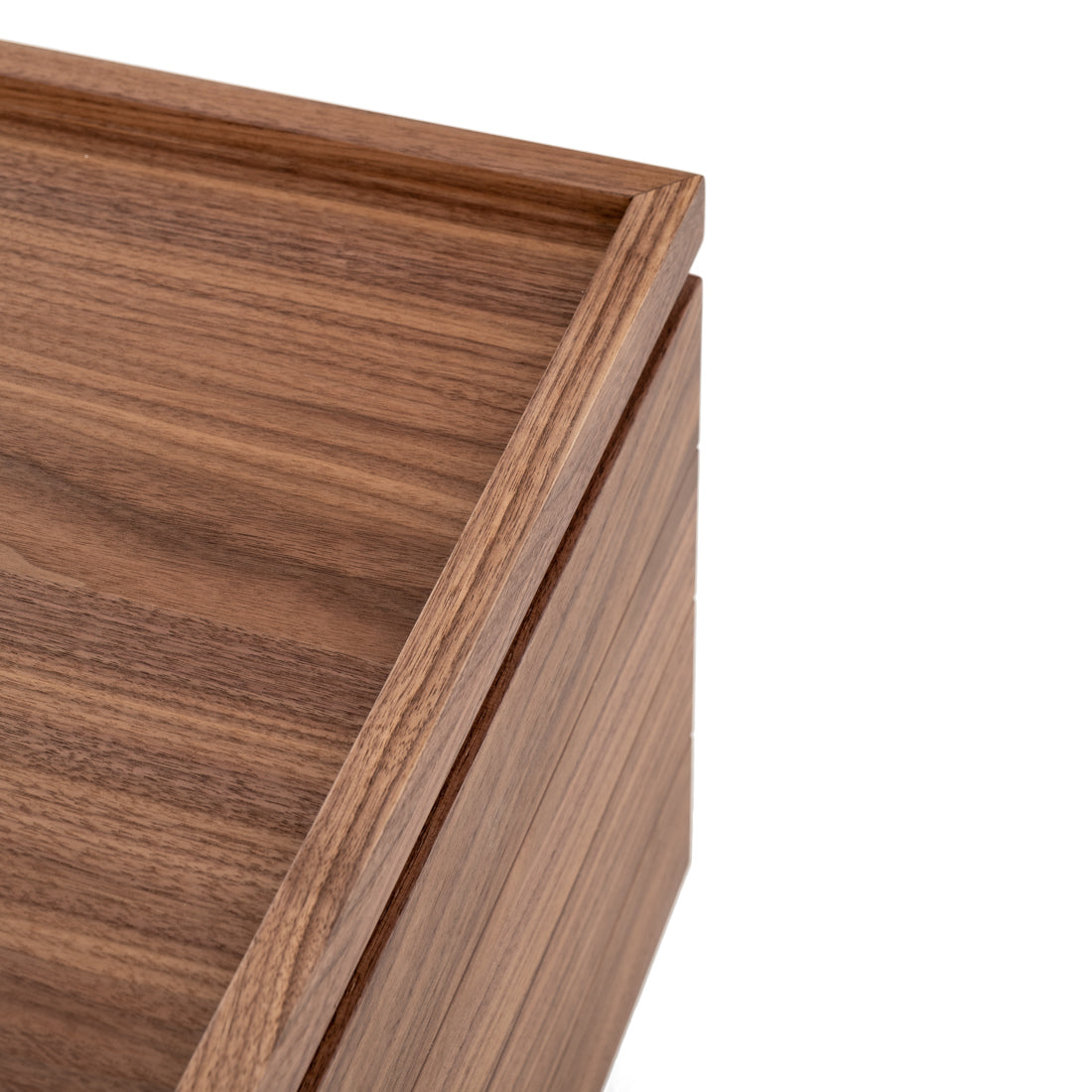 Emmet Wood Coffee Table Dark Brown