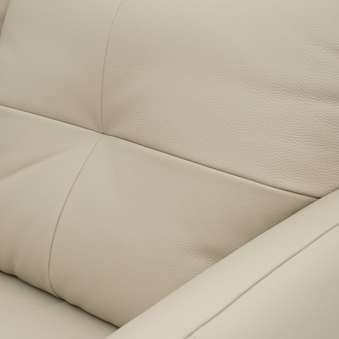Wessa Leather Sofa Beige