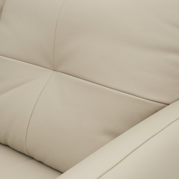 Wessa Leather Sofa Beige